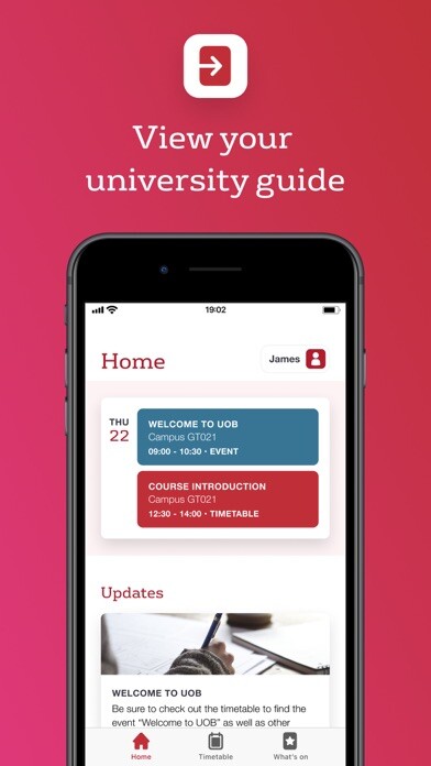 Emulate iPhone app University of Bristol using MyAndroid
