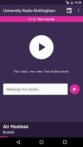 Emulate Android APK University Radio Nottingham