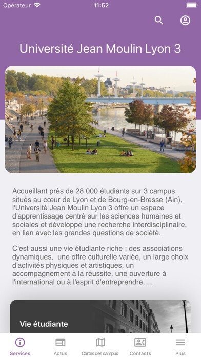 Emulate iPhone app UnivLyon3 using MyAndroid Emulate iPhone app UnivLyon3 using MyAndroid