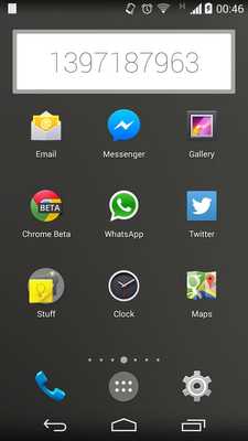 Emulate Android APK Unix Time Clock Widget Emulate Android APK Unix Time Clock Widget