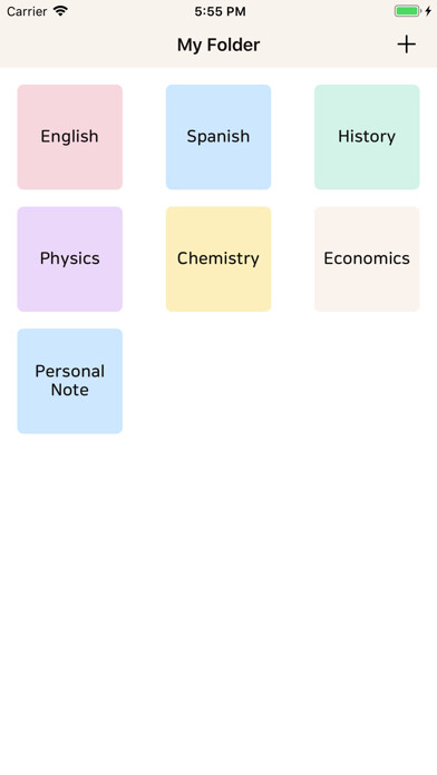 Emulate iPhone app Unlimited Flash Cards using MyAndroid