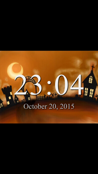 Emulate iPhone app Unlimited Halloween Wallpapers using MyAndroid