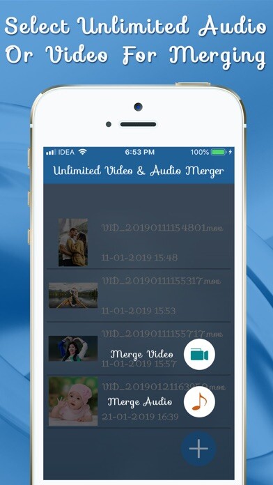Emulate iPhone app Unlimited Video & Audio Merger using MyAndroid Emulate iPhone app Unlimited Video & Audio Merger using MyAndroid