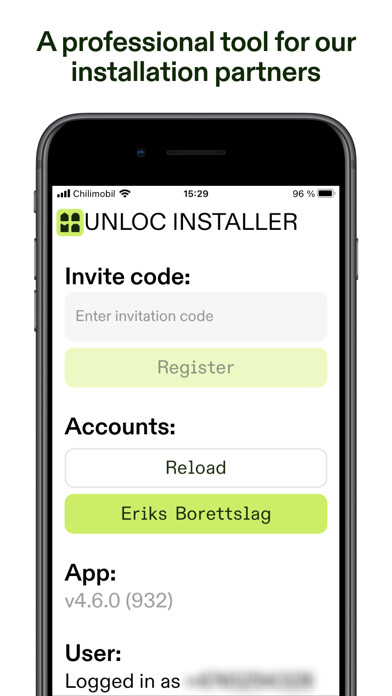 Emulate iPhone app Unloc Installer using MyAndroid