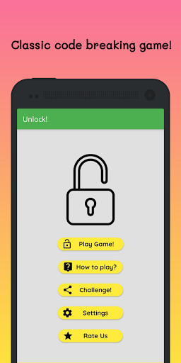 Run android online APK Unlock - Bulls & Cows game from MyAndroid or emulate Unlock - Bulls & Cows game using MyAndroid