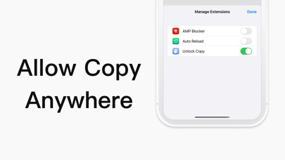 Emulate iPhone app Unlock Copy for Safari using MyAndroid