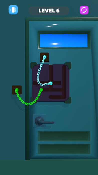 Emulate iPhone app Unlock The Door! using MyAndroid