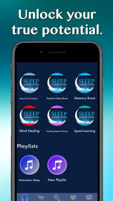 Emulate iPhone app Unlock Your Potential - Sleep using MyAndroid