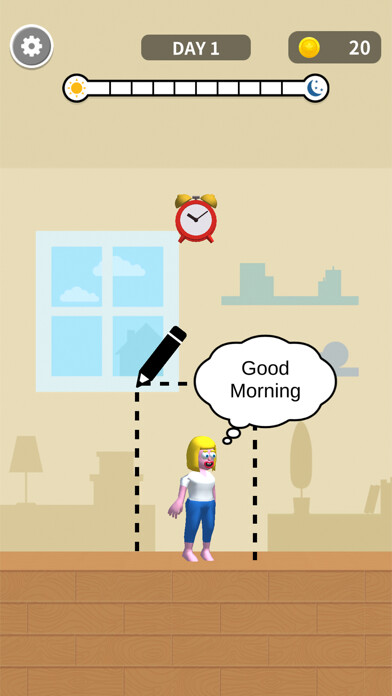 Emulate iPhone app Unlucky girls - puzzle game using MyAndroid Emulate iPhone app Unlucky girls - puzzle game using MyAndroid