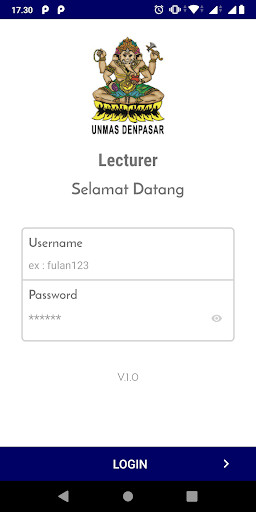 Run android online APK UNMAS Lecturer from MyAndroid or emulate UNMAS Lecturer using MyAndroid