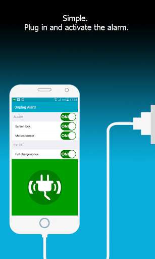 Run android online APK Unplug Alert! from MyAndroid or emulate Unplug Alert! using MyAndroid