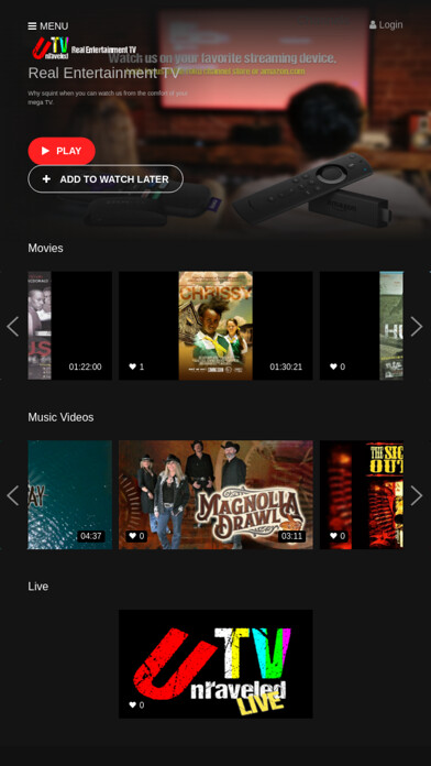 Emulate iPhone app UnraveledTV using MyAndroid