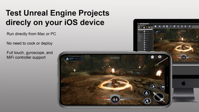 Emulate iPhone app Unreal Remote 2 using MyAndroid