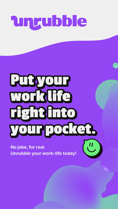 Emulate iPhone app Unrubble: your work life using MyAndroid