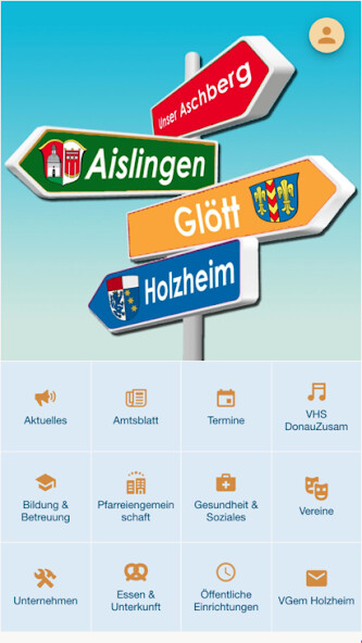 Emulate iPhone app Unser Aschberg using MyAndroid