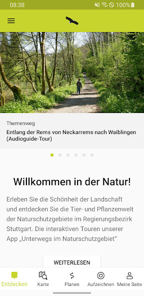 Emulate iPhone app Unterwegs im Naturschutzgebiet using MyAndroid Emulate iPhone app Unterwegs im Naturschutzgebiet using MyAndroid