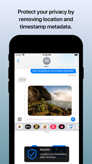 Emulate iPhone app Untraceable Photos using MyAndroid
