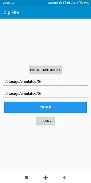 Run android online APK Unzipper from MyAndroid or emulate Unzipper using MyAndroid