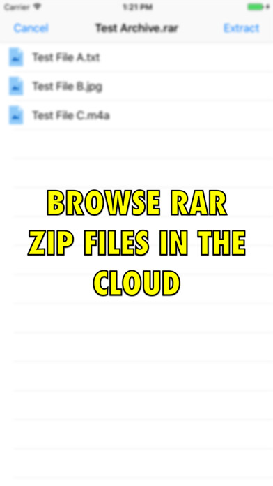 Emulate iPhone app Unzip - Zip Rar File Extractor using MyAndroid Emulate iPhone app Unzip - Zip Rar File Extractor using MyAndroid