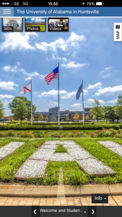 Emulate iPhone app U of Alabama in Huntsville using MyAndroid