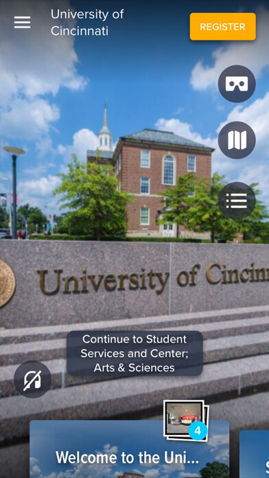 Emulate iPhone app U of Cincinnati Experience using MyAndroid