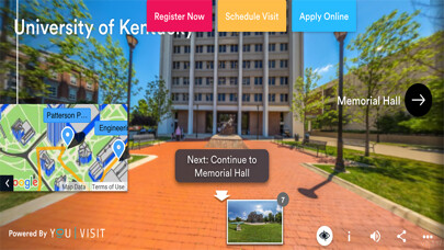 Emulate iPhone app U of Kentucky Experience using MyAndroid