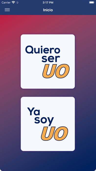 Emulate iPhone app UO móvil using MyAndroid