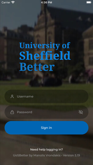 Emulate iPhone app UoSBetter using MyAndroid Emulate iPhone app UoSBetter using MyAndroid