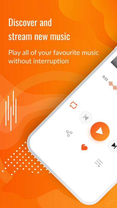 Emulate iPhone app Upbeat: Music Streaming Player using MyAndroid
