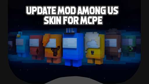 Run android online APK Update Mod Among Us Skin for MCPE from MyAndroid or emulate Update Mod Among Us Skin for MCPE using MyAndroid