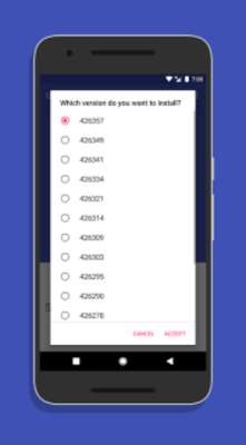 Emulate Android APK Updater for Chromium