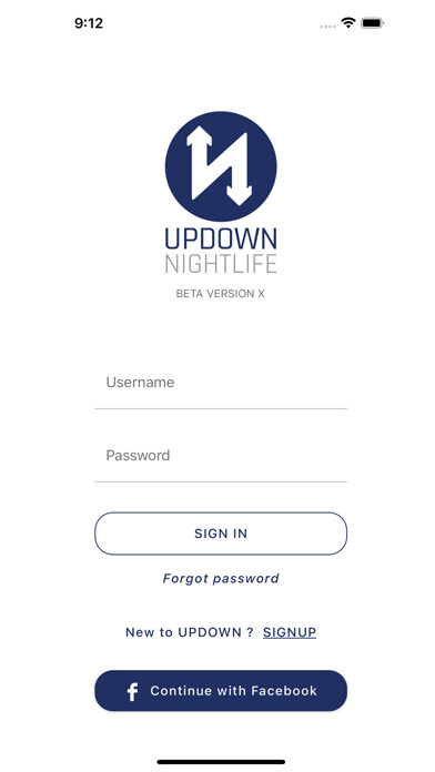 Emulate iPhone app Updown App Inc. using MyAndroid