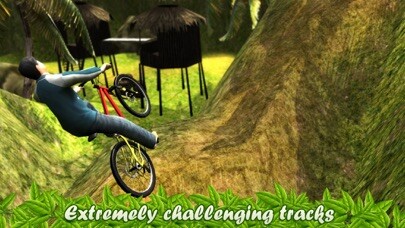 Emulate iPhone app Uphill Bicycle Crazy Rider 3D – Mountain cycling using MyAndroid