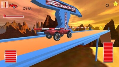 Emulate iPhone app UpHill Racing Wheels on Fire using MyAndroid