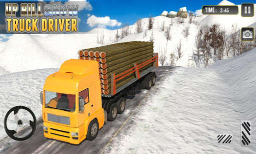 Emulate Android APK Up Hill Snow Truck Driver