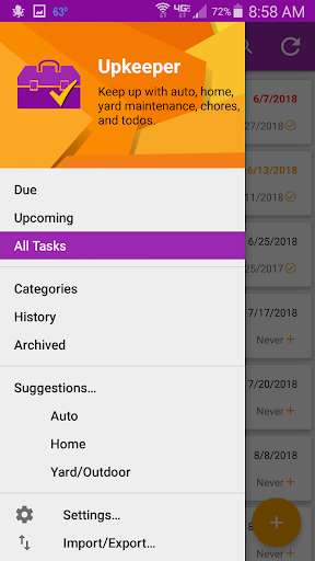Run android online APK Upkeeper from MyAndroid or emulate Upkeeper using MyAndroid