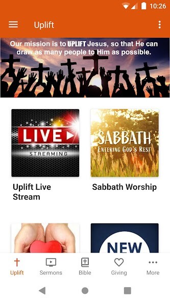 Emulate iPhone app Uplift Christian Ministries using MyAndroid Emulate iPhone app Uplift Christian Ministries using MyAndroid
