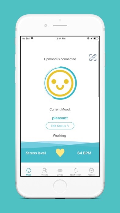 Emulate iPhone app Upmood - Mood Tracker using MyAndroid Emulate iPhone app Upmood - Mood Tracker using MyAndroid