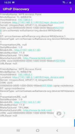 Run android online APK UPnP Discovery from MyAndroid or emulate UPnP Discovery using MyAndroid