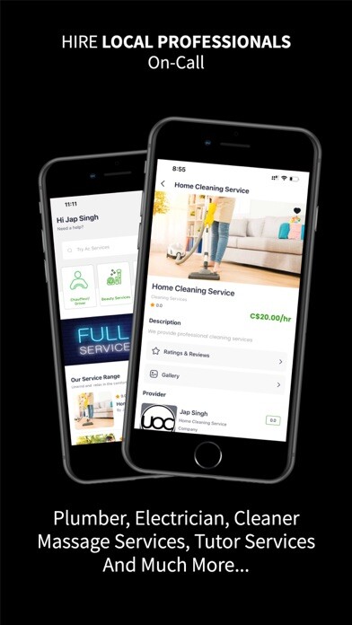 Emulate iPhone app UpOnCall - Hire Local Services using MyAndroid Emulate iPhone app UpOnCall - Hire Local Services using MyAndroid