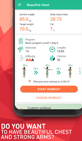 Run android online APK Upper body workout for women from MyAndroid or emulate Upper body workout for women using MyAndroid