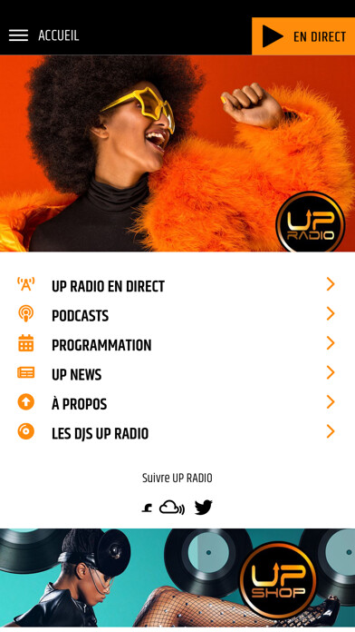Emulate iPhone app UP RADIO ASSOCIATION using MyAndroid