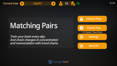 Run android online APK UprightSoft Matching Pairs from MyAndroid or emulate UprightSoft Matching Pairs using MyAndroid