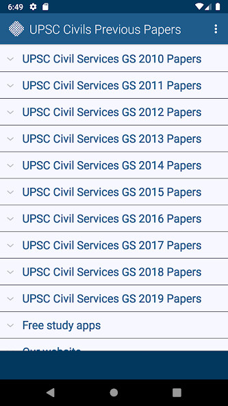 Run android online APK UPSC Civil Prelims Practice from MyAndroid or emulate UPSC Civil Prelims Practice using MyAndroid