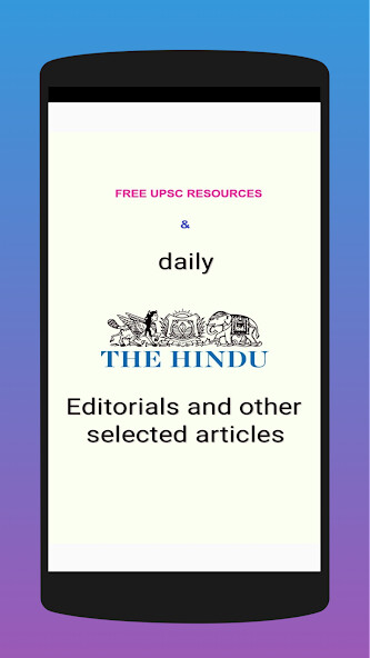 Run android online APK UPSC Resources : Hindu Editorials  Vocabs from MyAndroid or emulate UPSC Resources : Hindu Editorials  Vocabs using MyAndroid