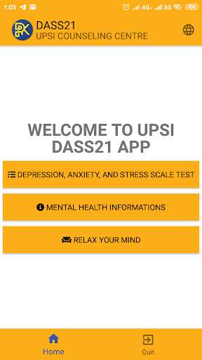 Run android online APK UPSI DASS21 from MyAndroid or emulate UPSI DASS21 using MyAndroid