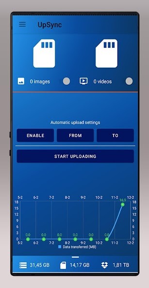 Run android online APK UpSync: automatic file backup from MyAndroid or emulate UpSync: automatic file backup using MyAndroid