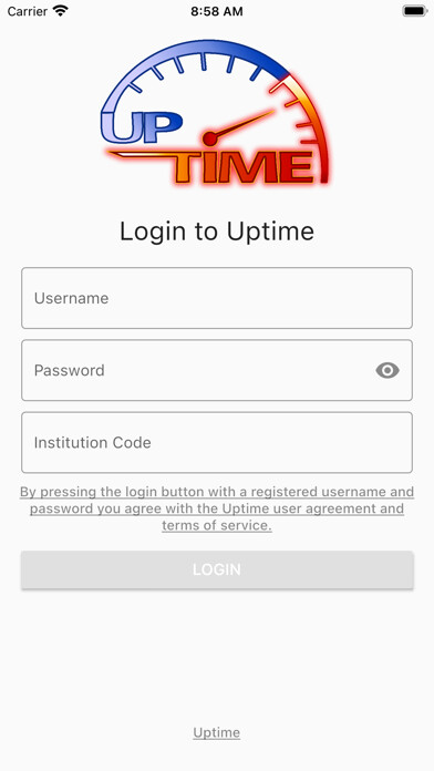 Emulate iPhone app UptimeApp using MyAndroid