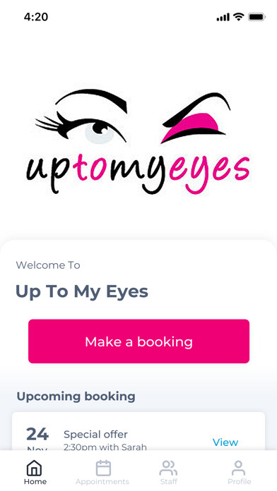 Emulate iPhone app Up To My Eyes using MyAndroid