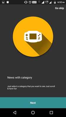 Emulate Android APK UpTo News - Slide News